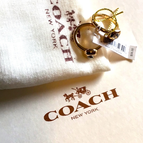 ๐COACH STONE RING SET๐๐ ๐ - Picture 6 of 6